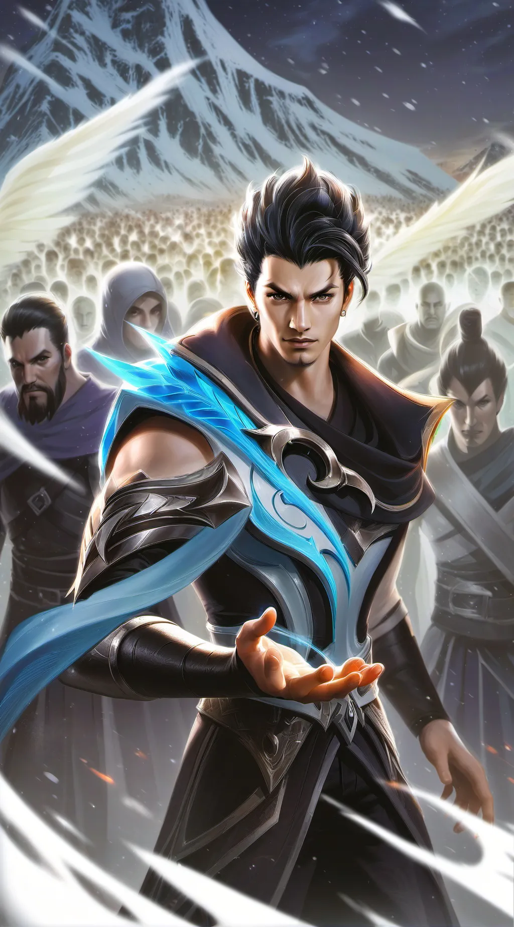 ai character: zake background