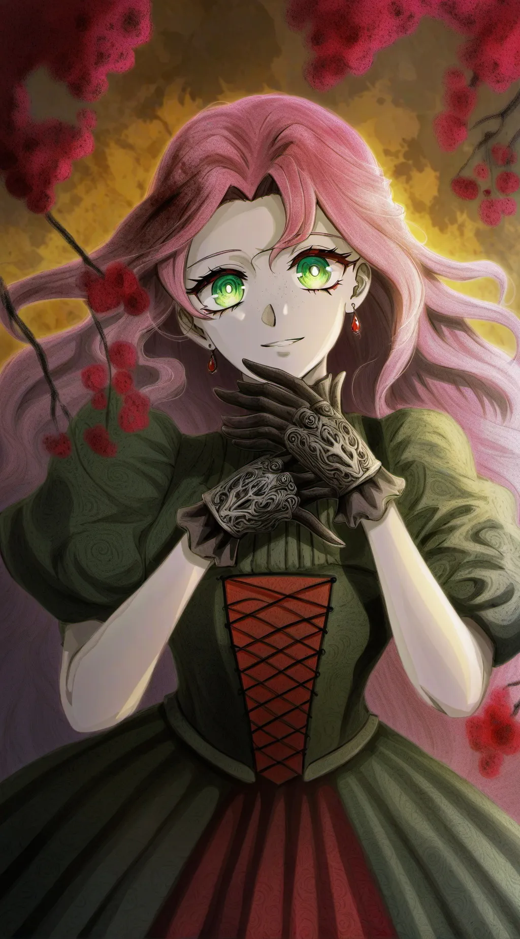 ai character: Mitsuri  background