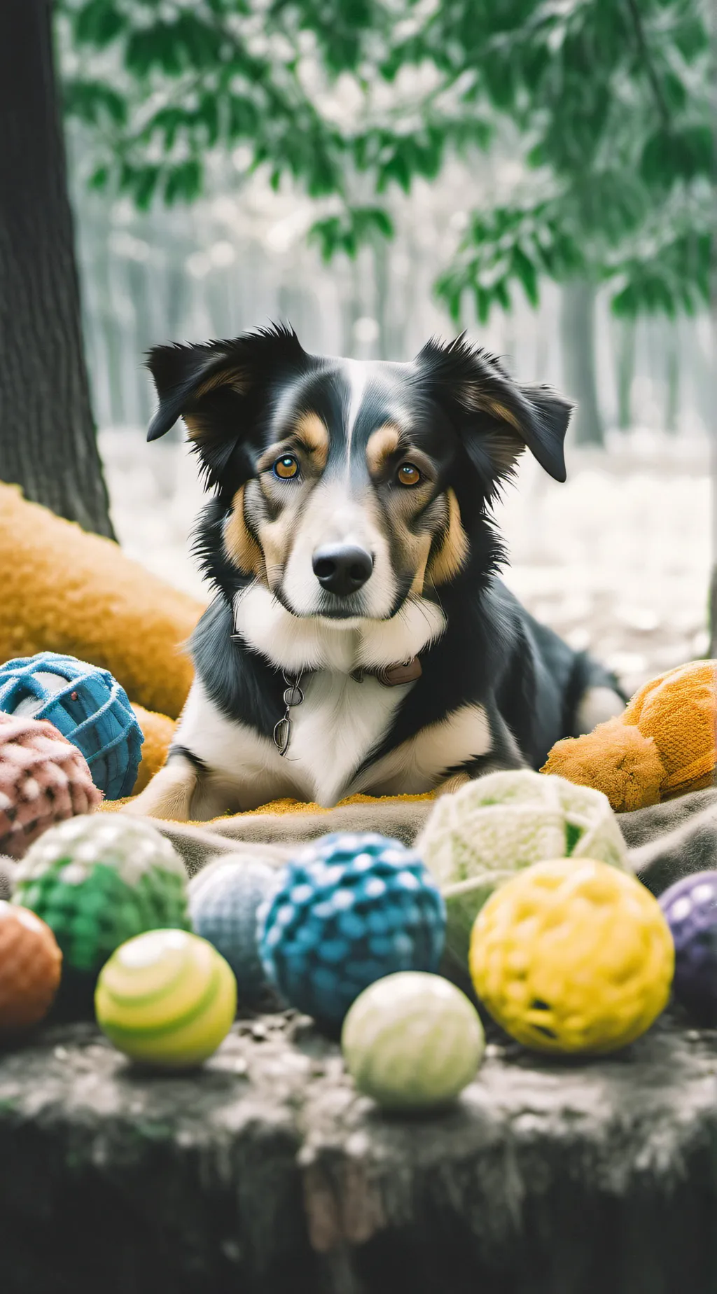 ai character: Dog background