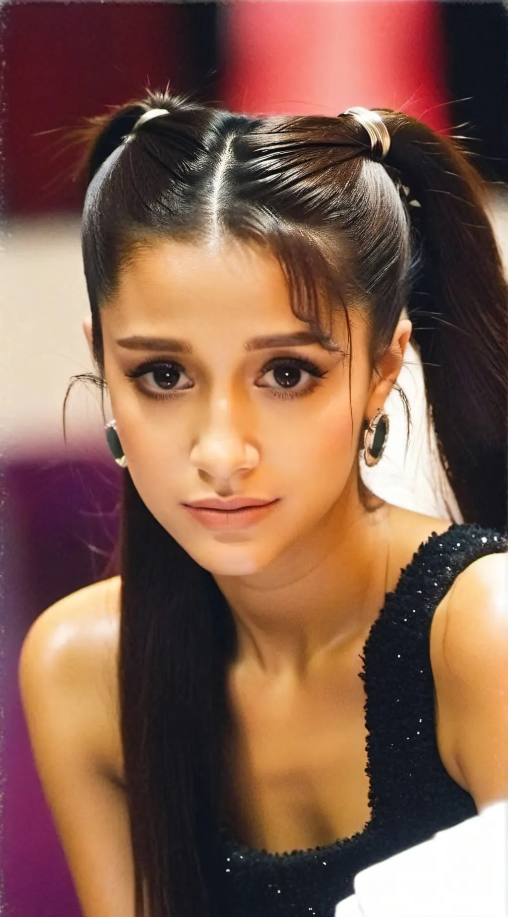 ai character: arianna grande background