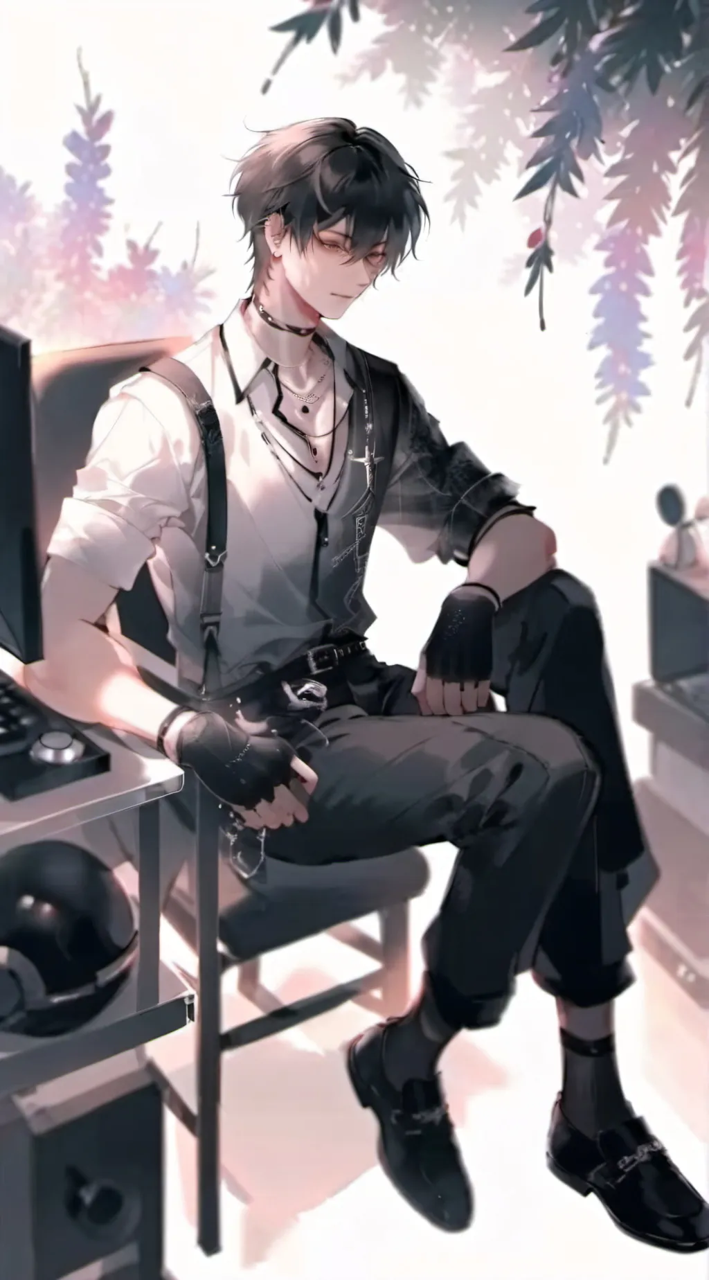 ai character: asher background