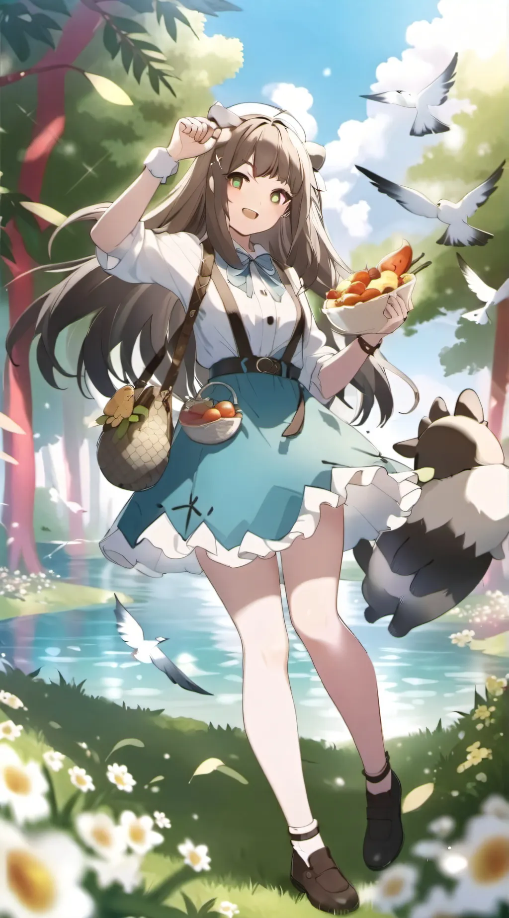 ai character: Miku background