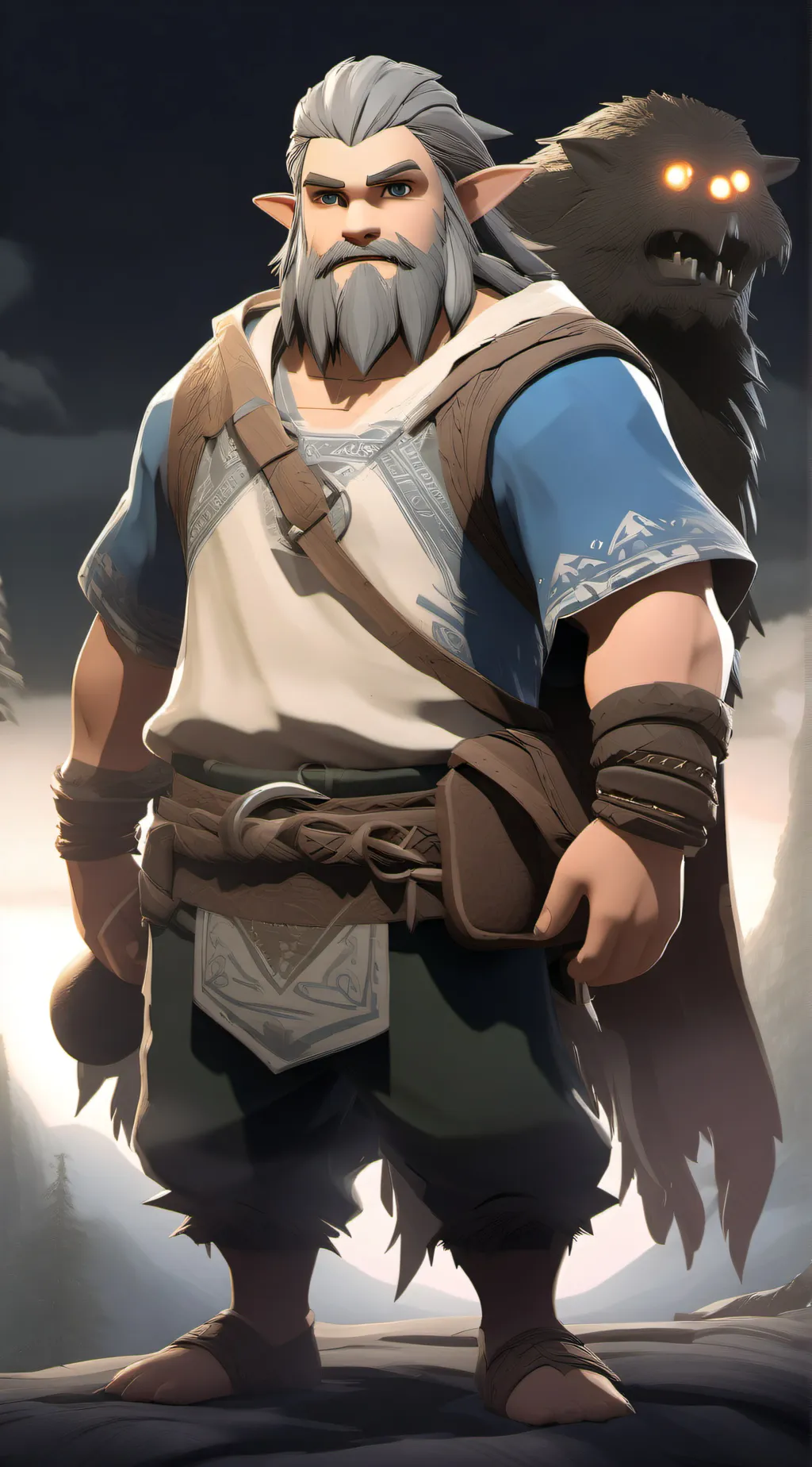 ai character: Modlin  background