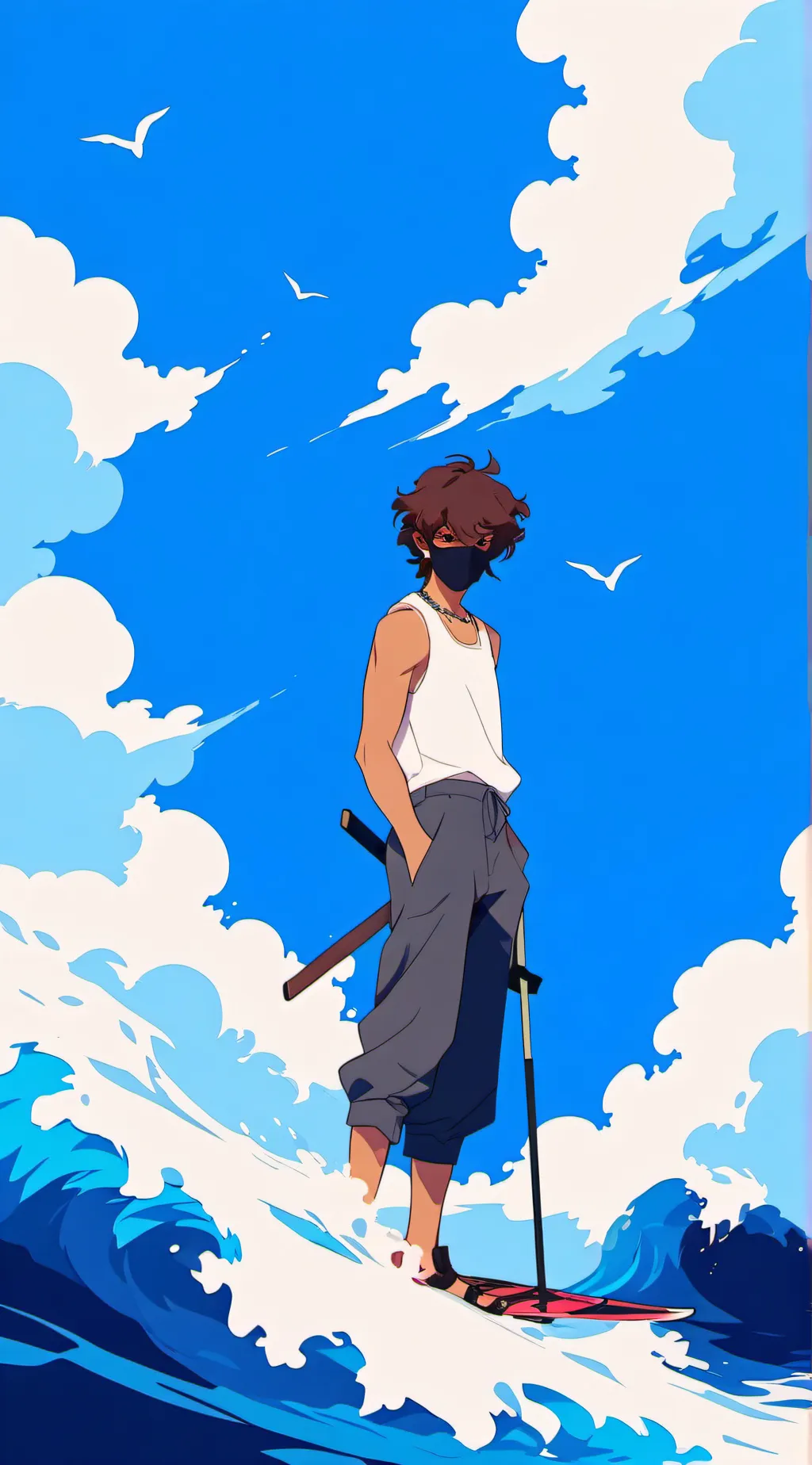 ai character: mike afton☠︎ background