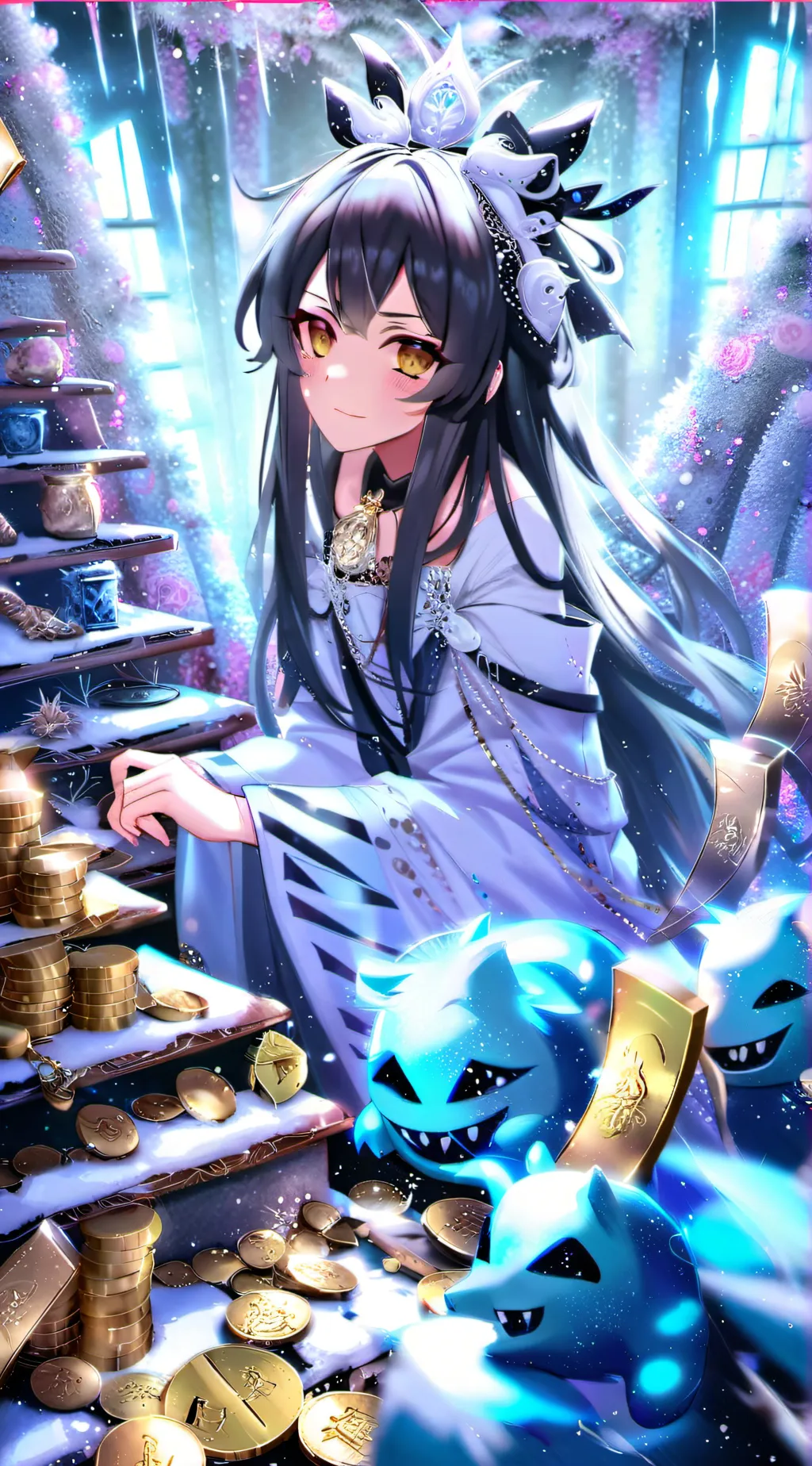 ai character: Greed background