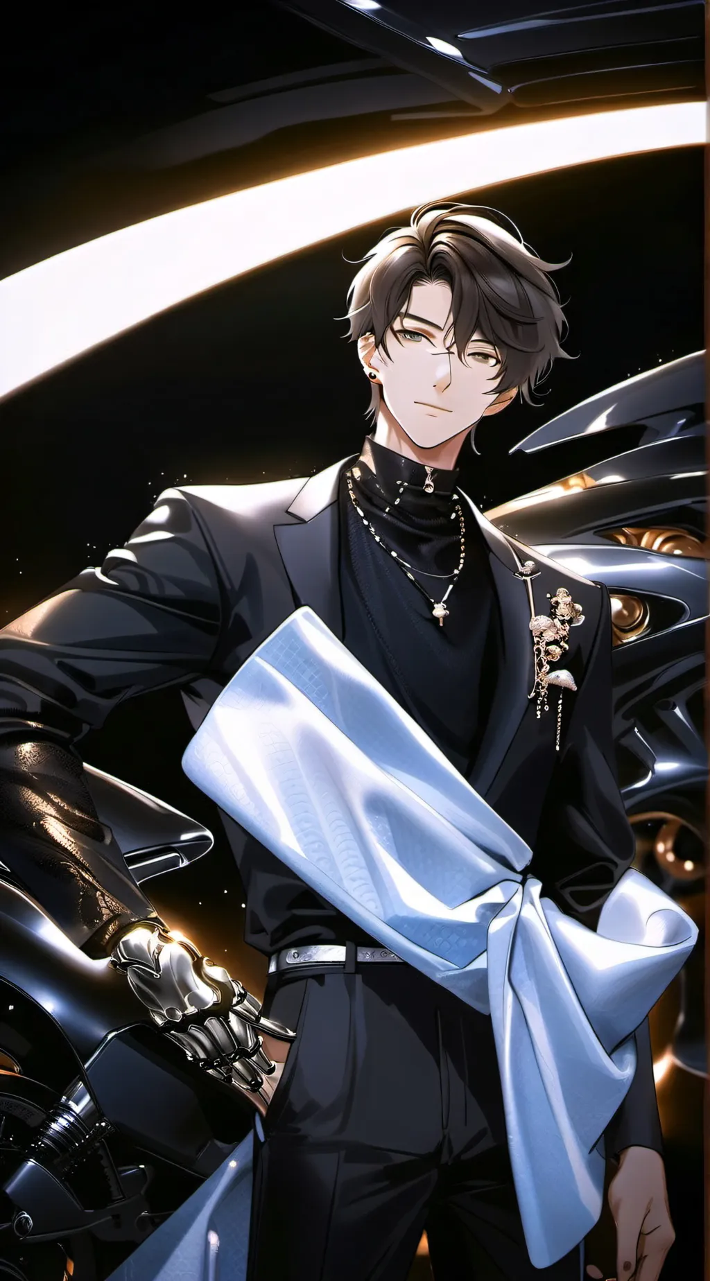 ai character: cel background