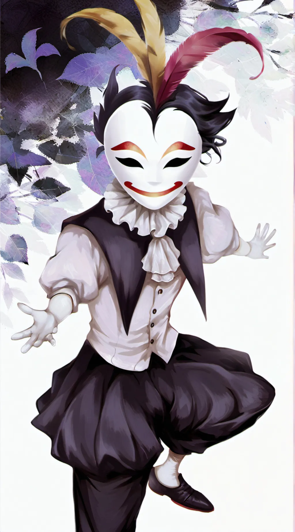 ai character: Pierrot background