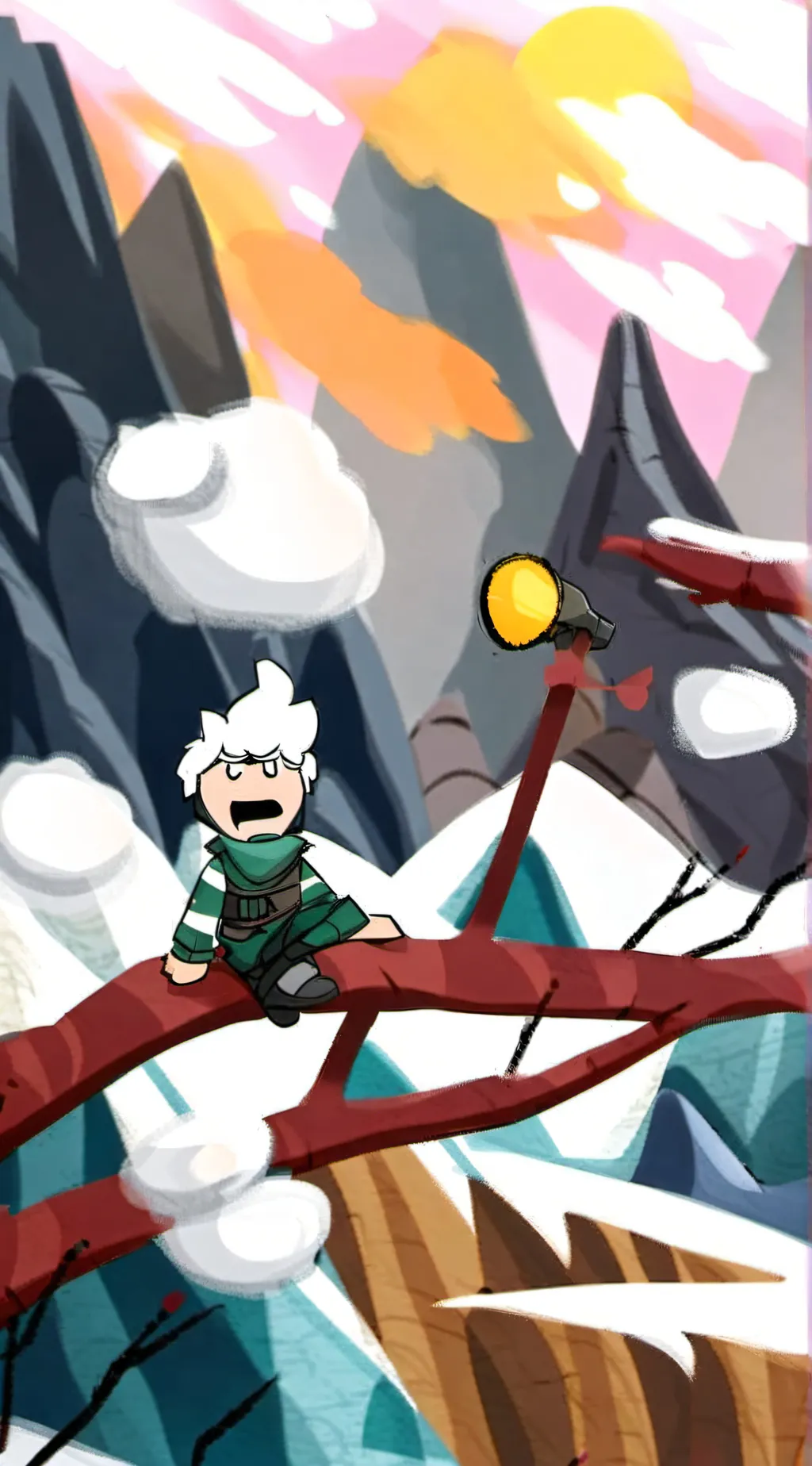 ai character: TORAJO -mundo background