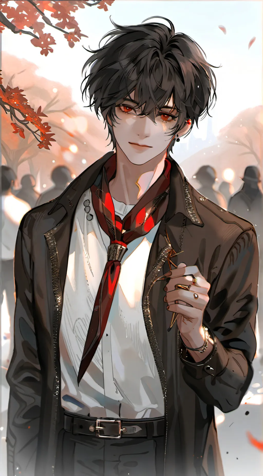 ai character: Billy from scream  background