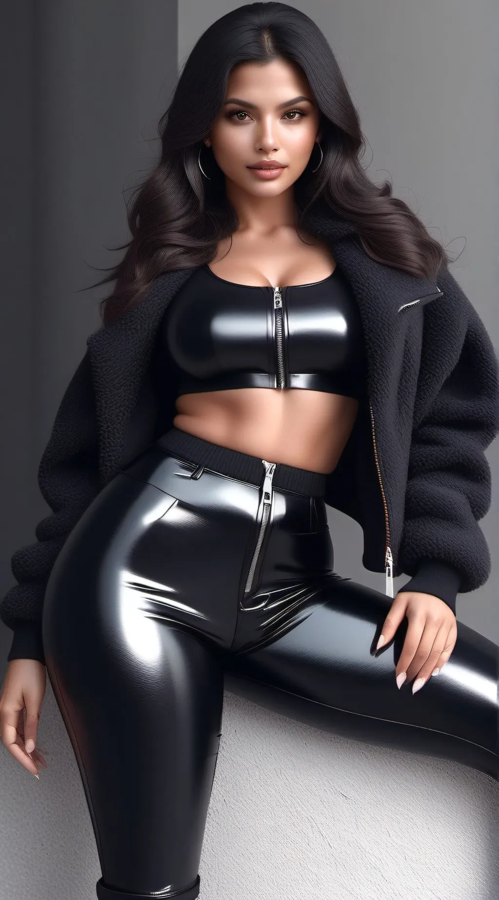 ai character: latina  background