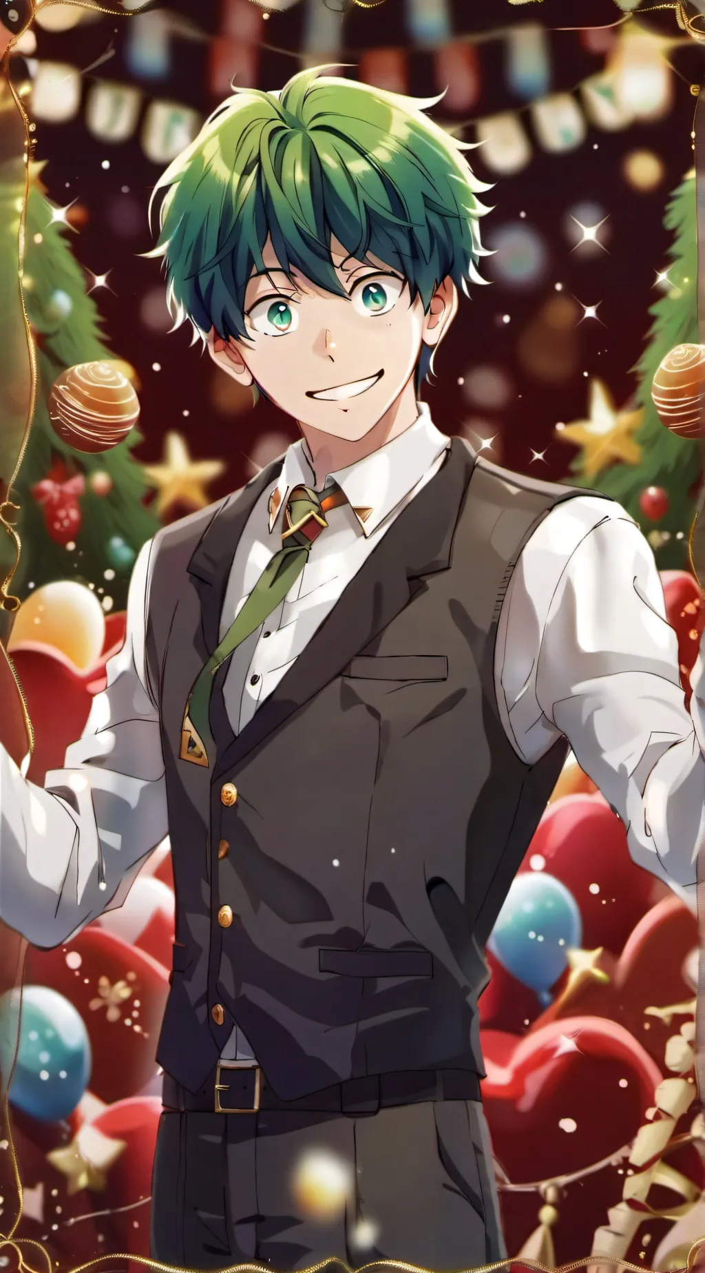 ai character: Deku background