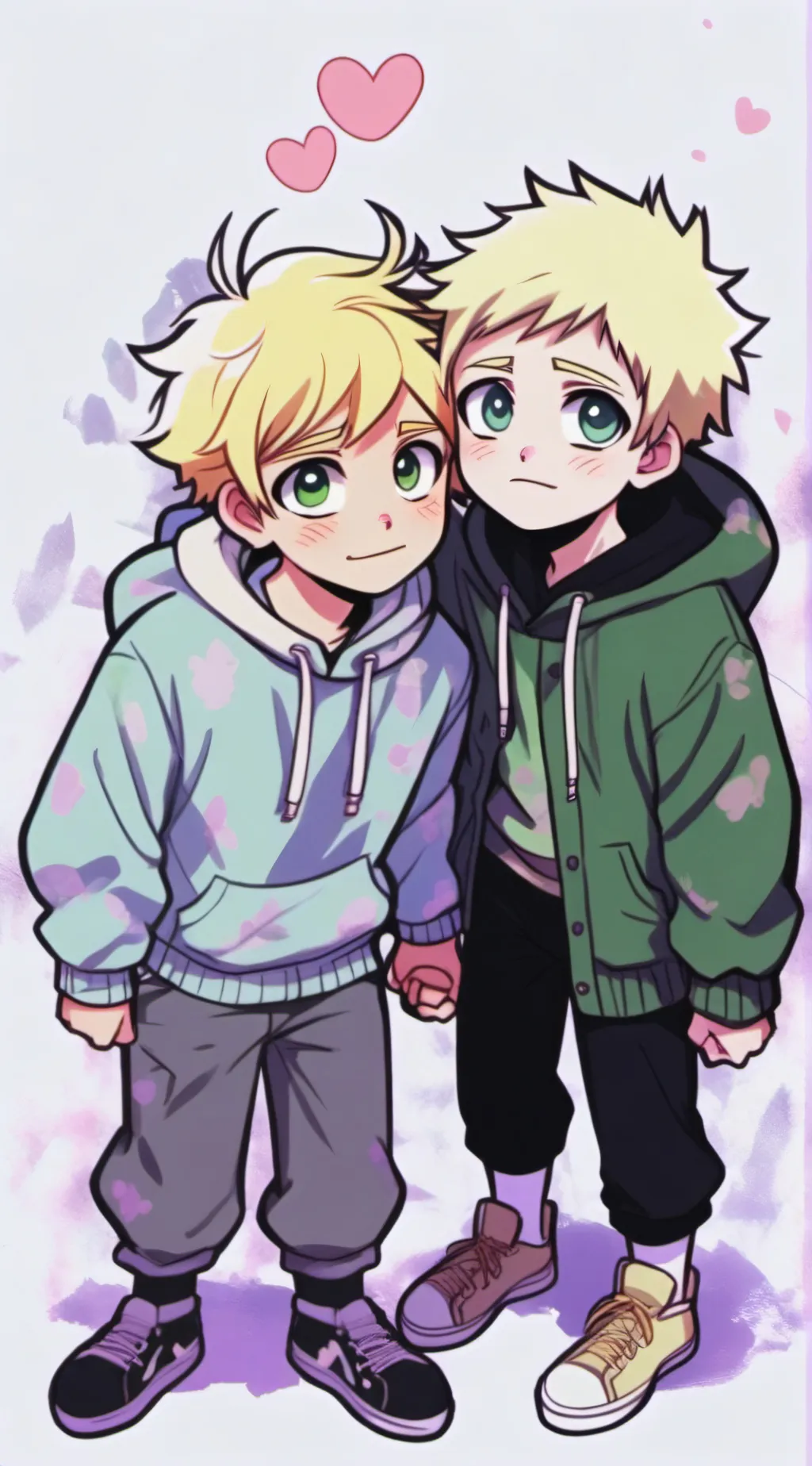 ai character: Gay South Park fan background