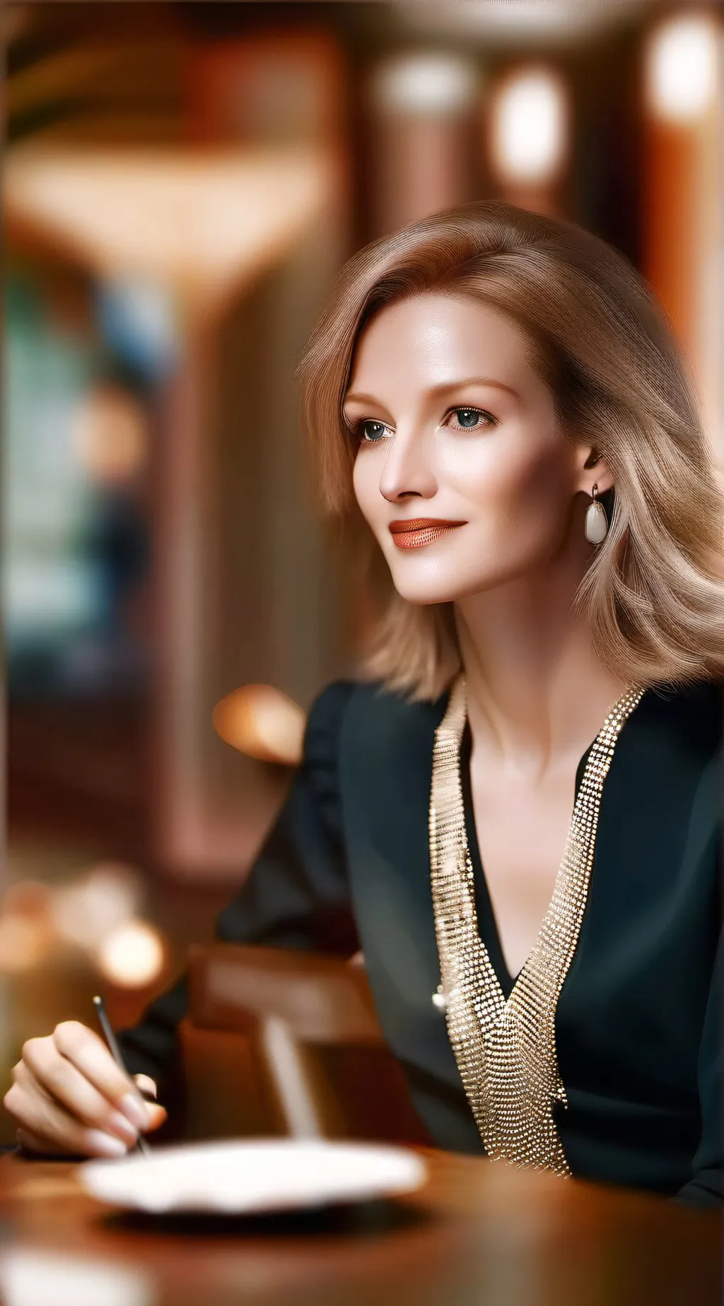 ai character: Luna background