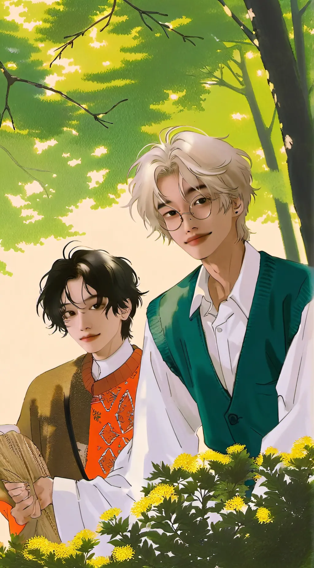 ai character: lixie and hannie 🫶 background