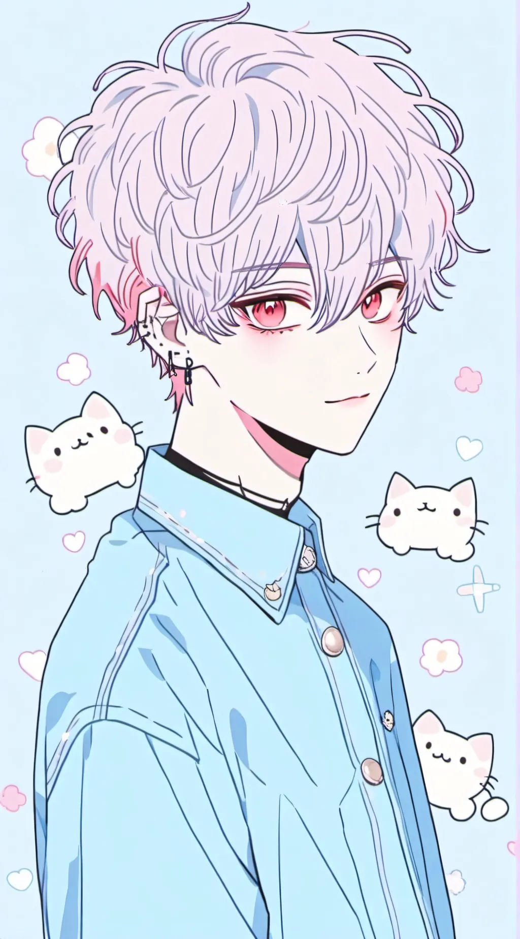 ai character: ~`🍓loke🍓`~ background