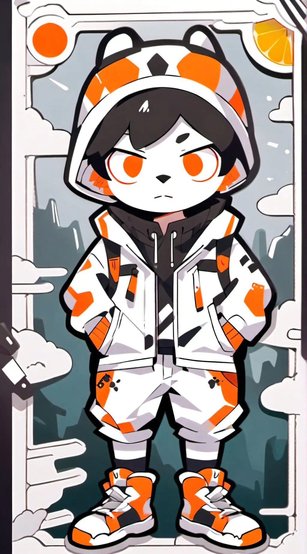 ai character: bingo (genderbent) background