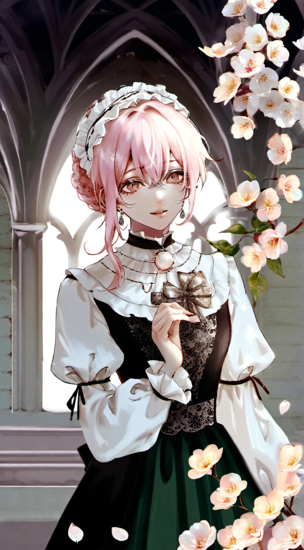 ai character: Pearl background