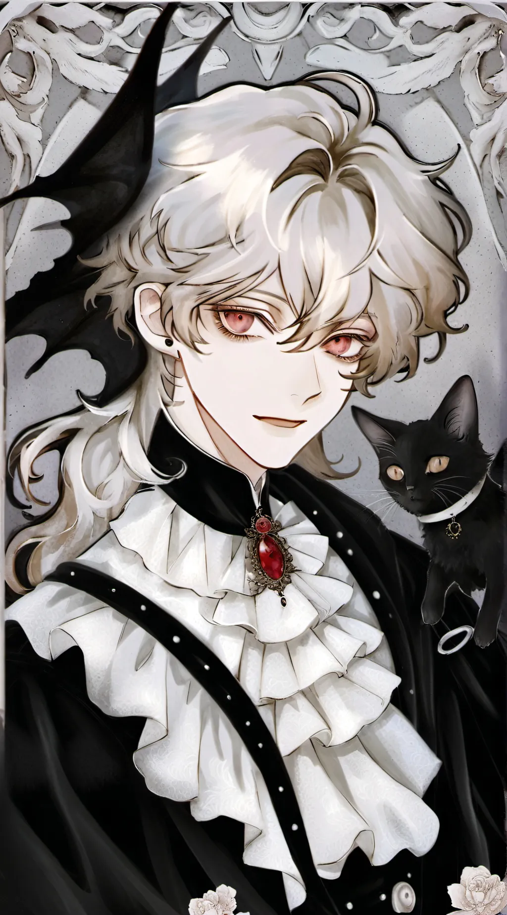 ai character: demonslayer & Sbg  background