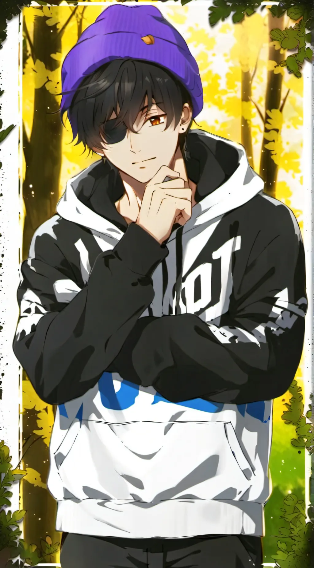 ai character: Lucas~  background