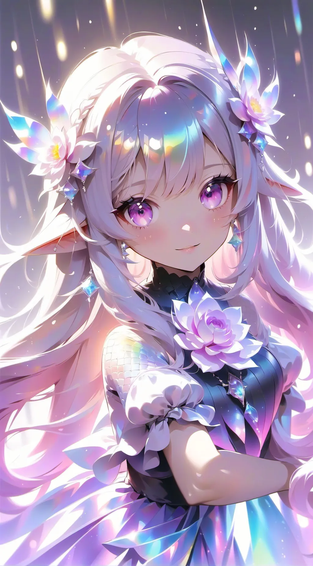 ai character: USE MEME HERE background