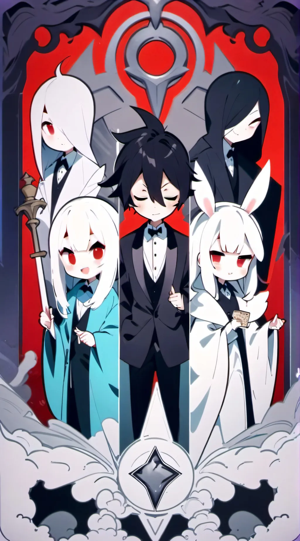 ai character: Hazbin Hotel  background