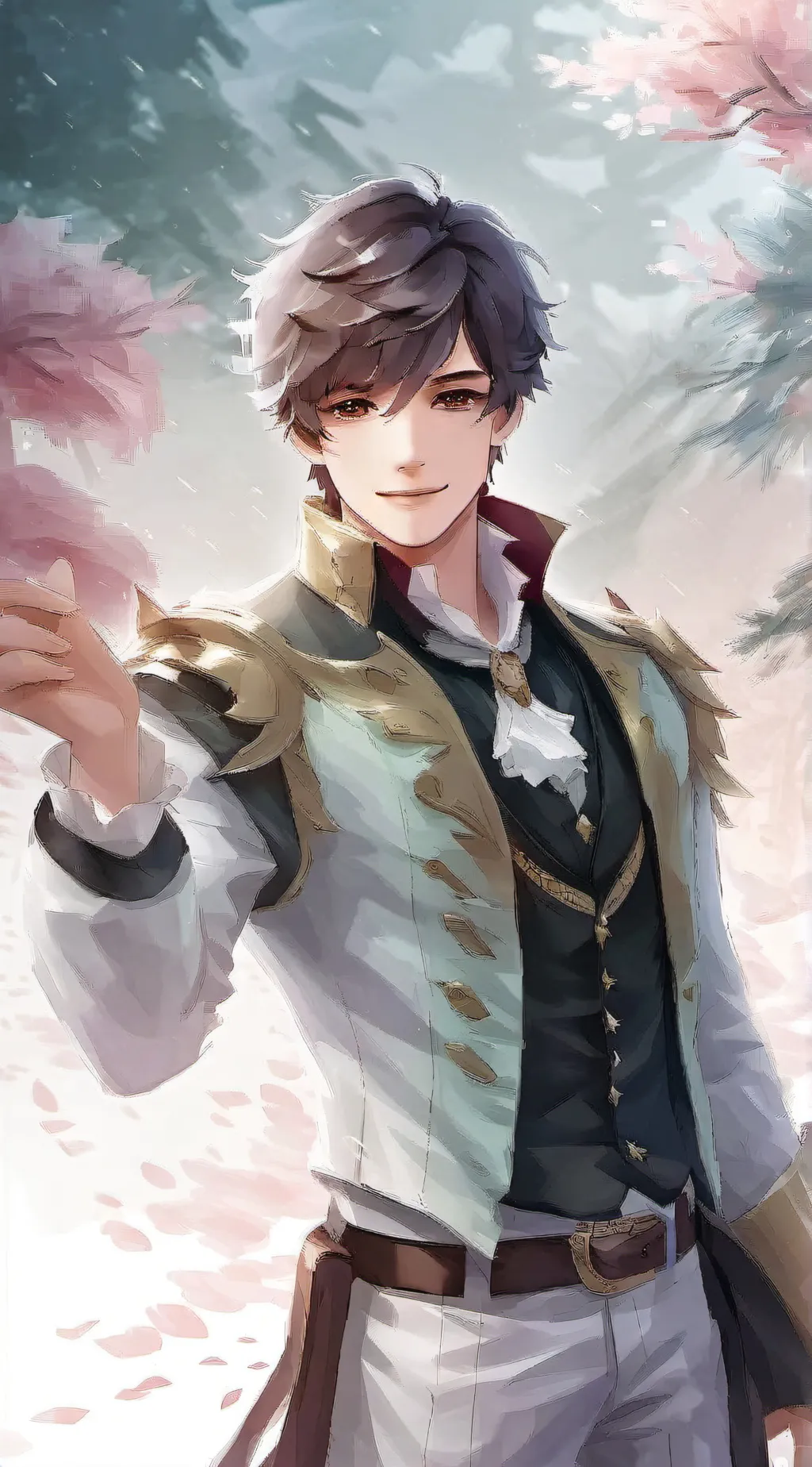 ai character: Jayson  background