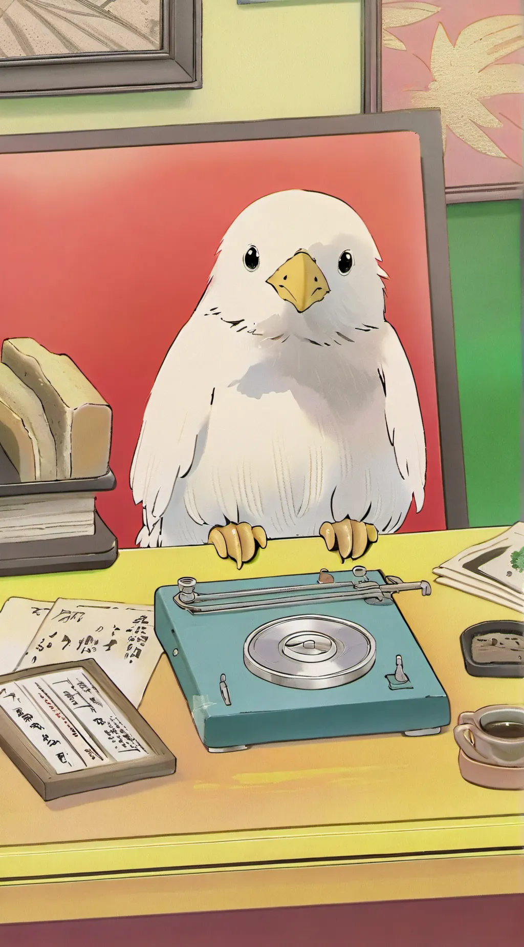 ai character: steves hotel  background