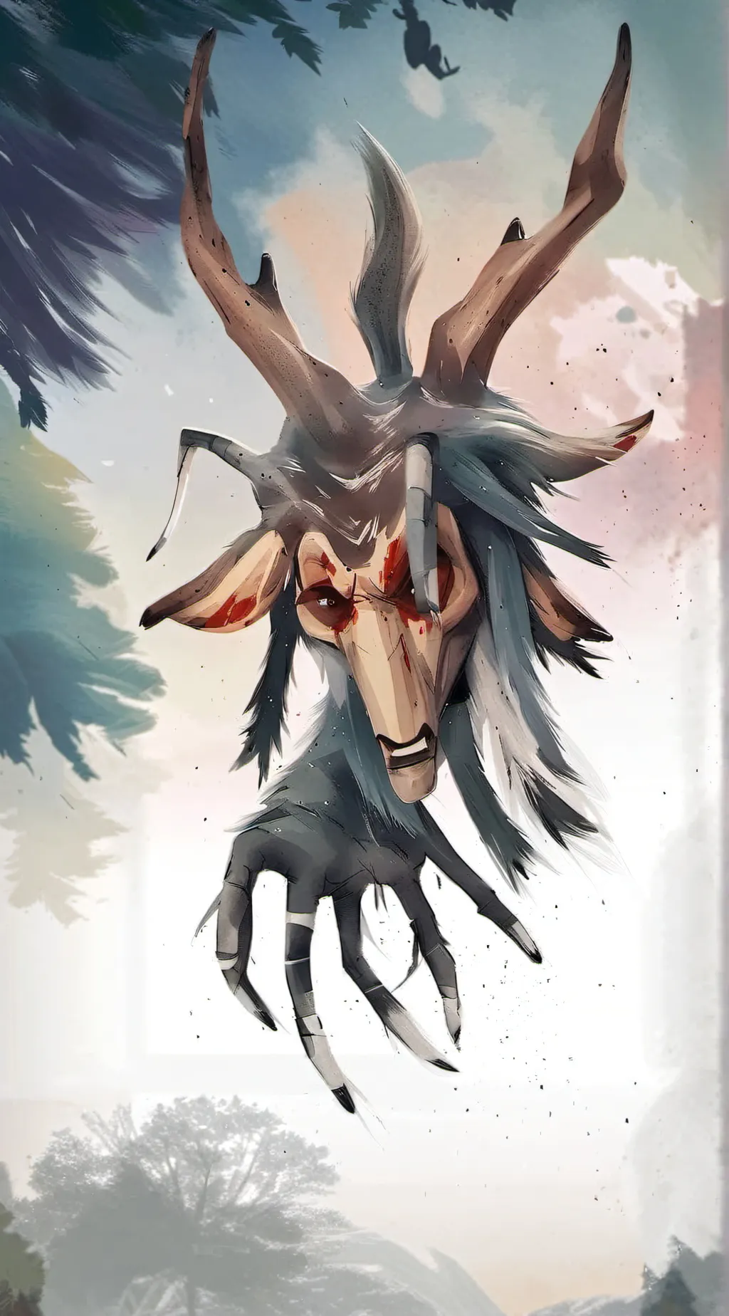 ai character: explainin da virus background