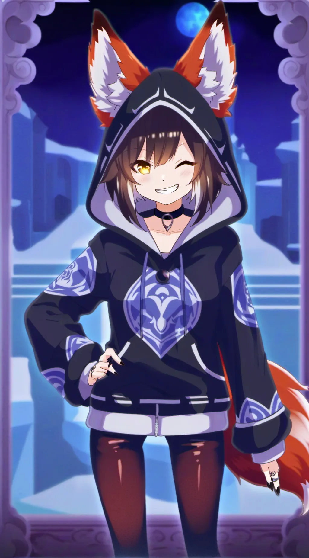 ai character: abbey background