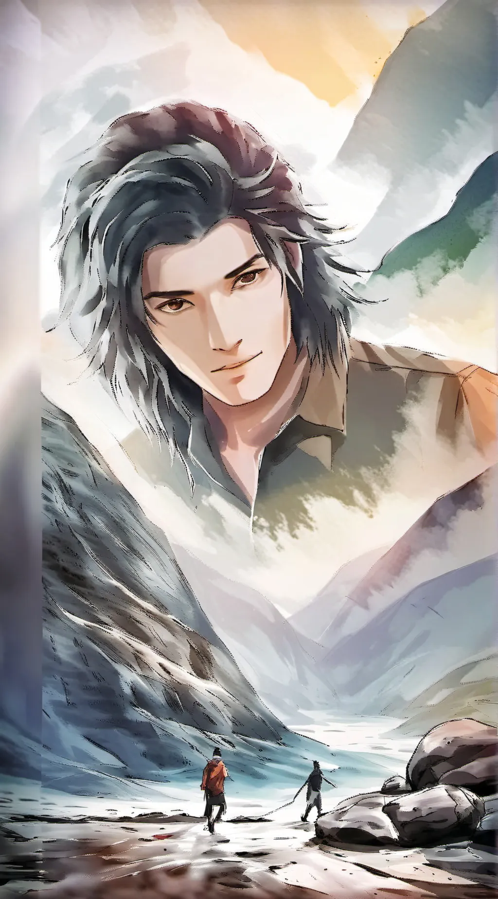 ai character: Rock background