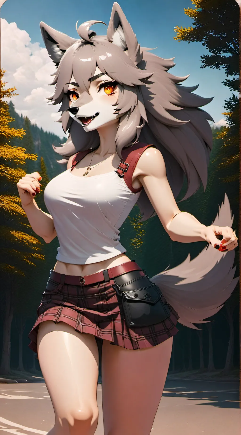 ai character: Katie Stills background