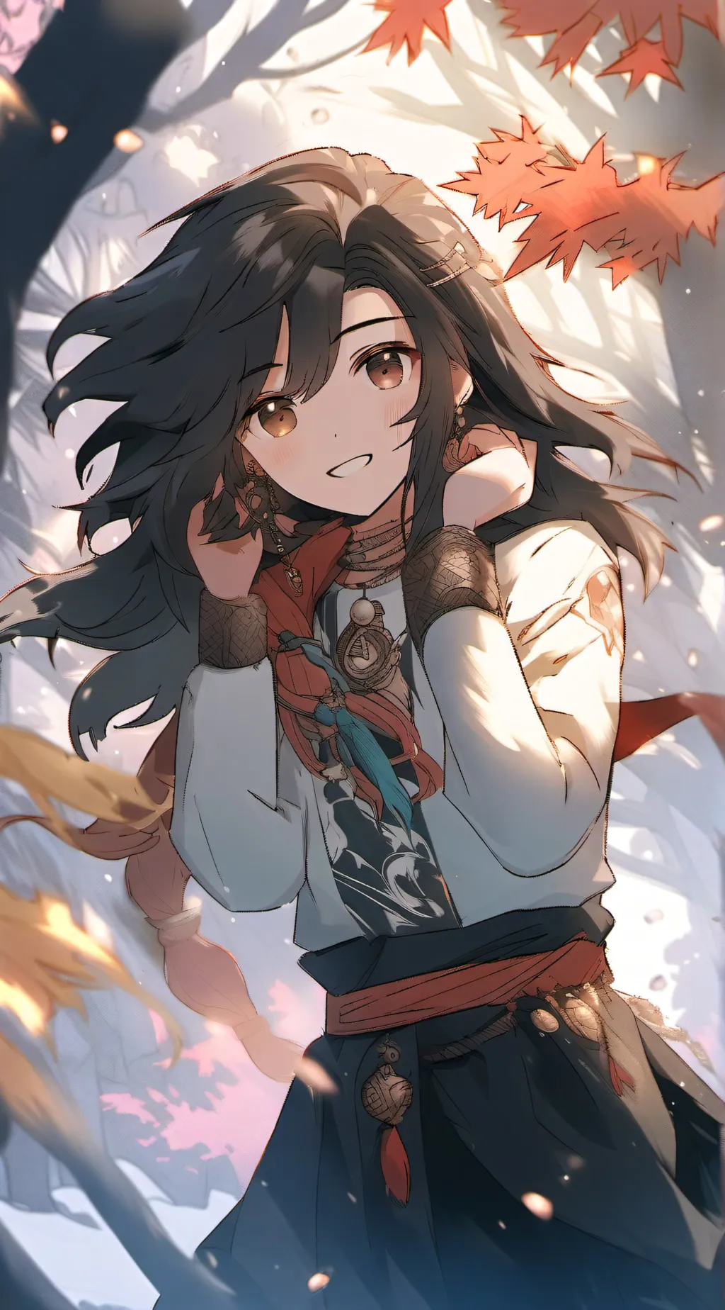 ai character: Zoe leila y kagami background