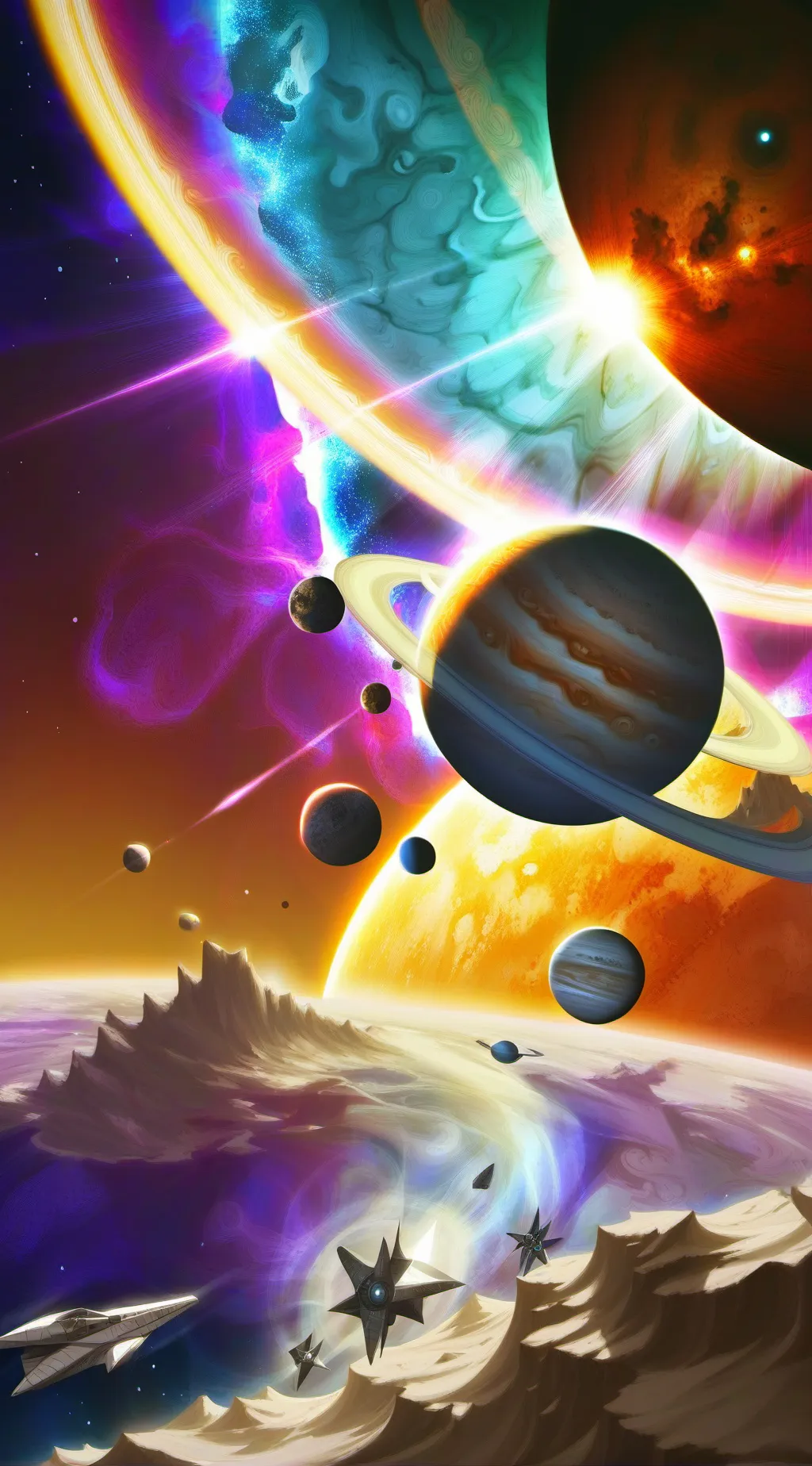 ai character: Solarballs background