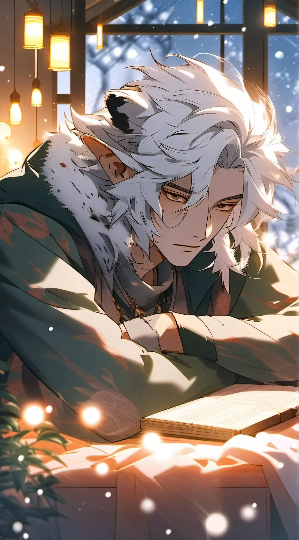 ai character: Leo the Leopard background