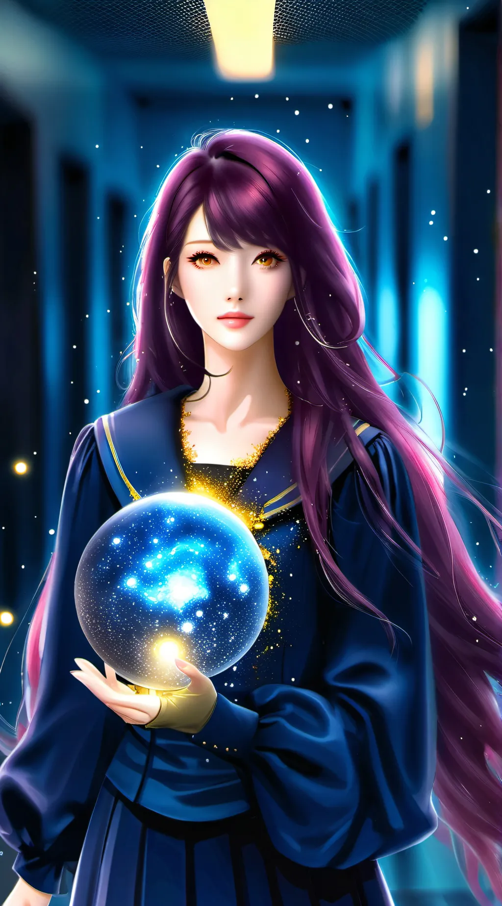 ai character: Aria background