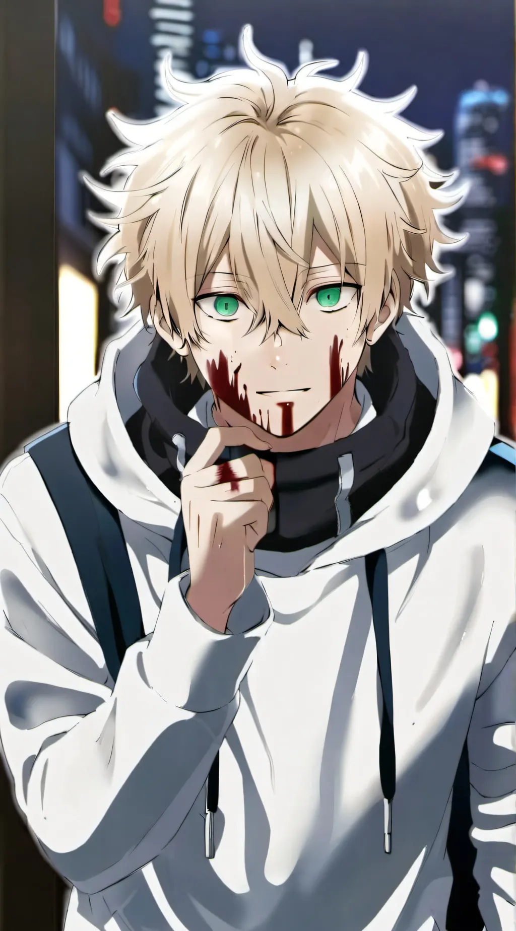 ai character: Yandere bakugo  background