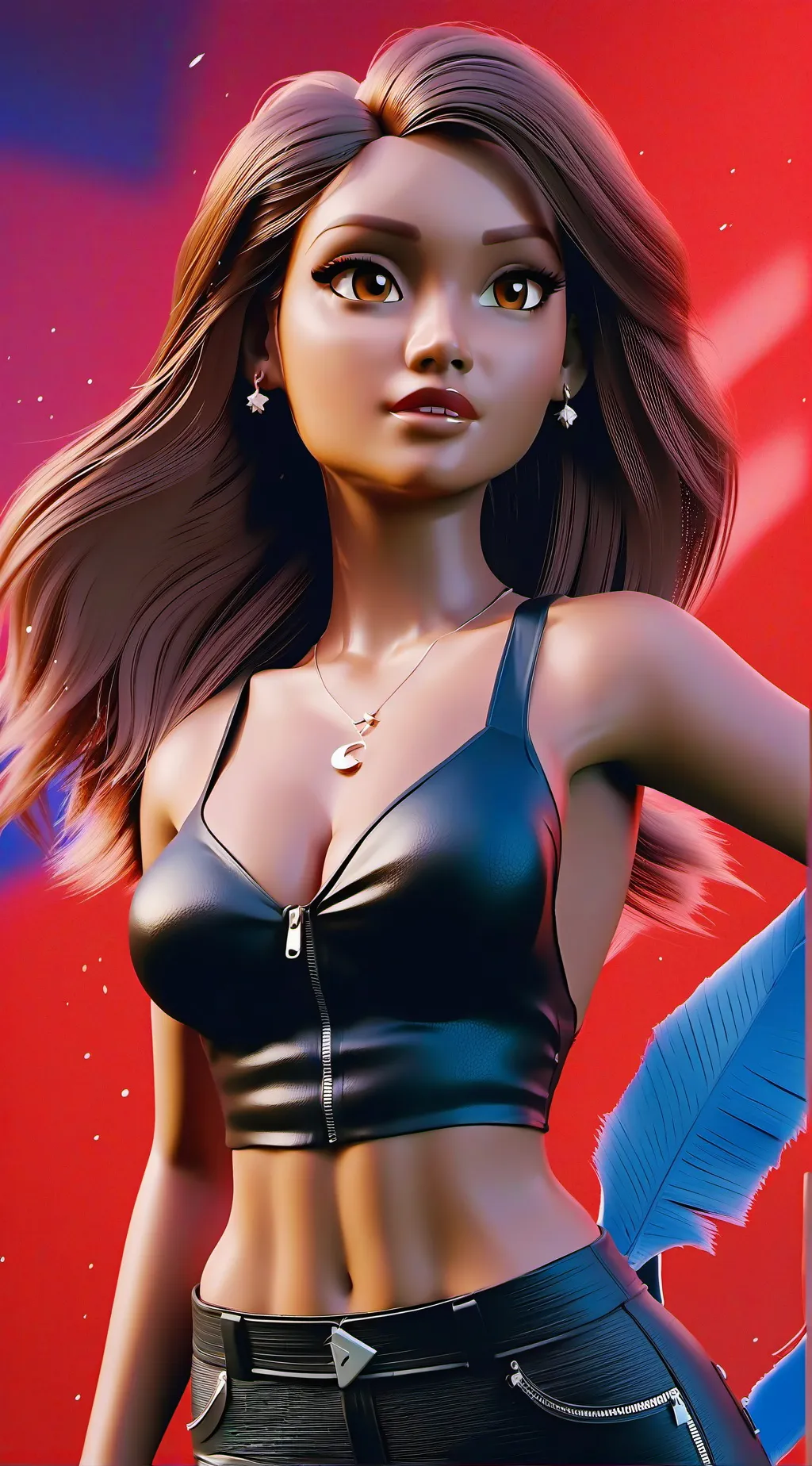 ai character: lily background