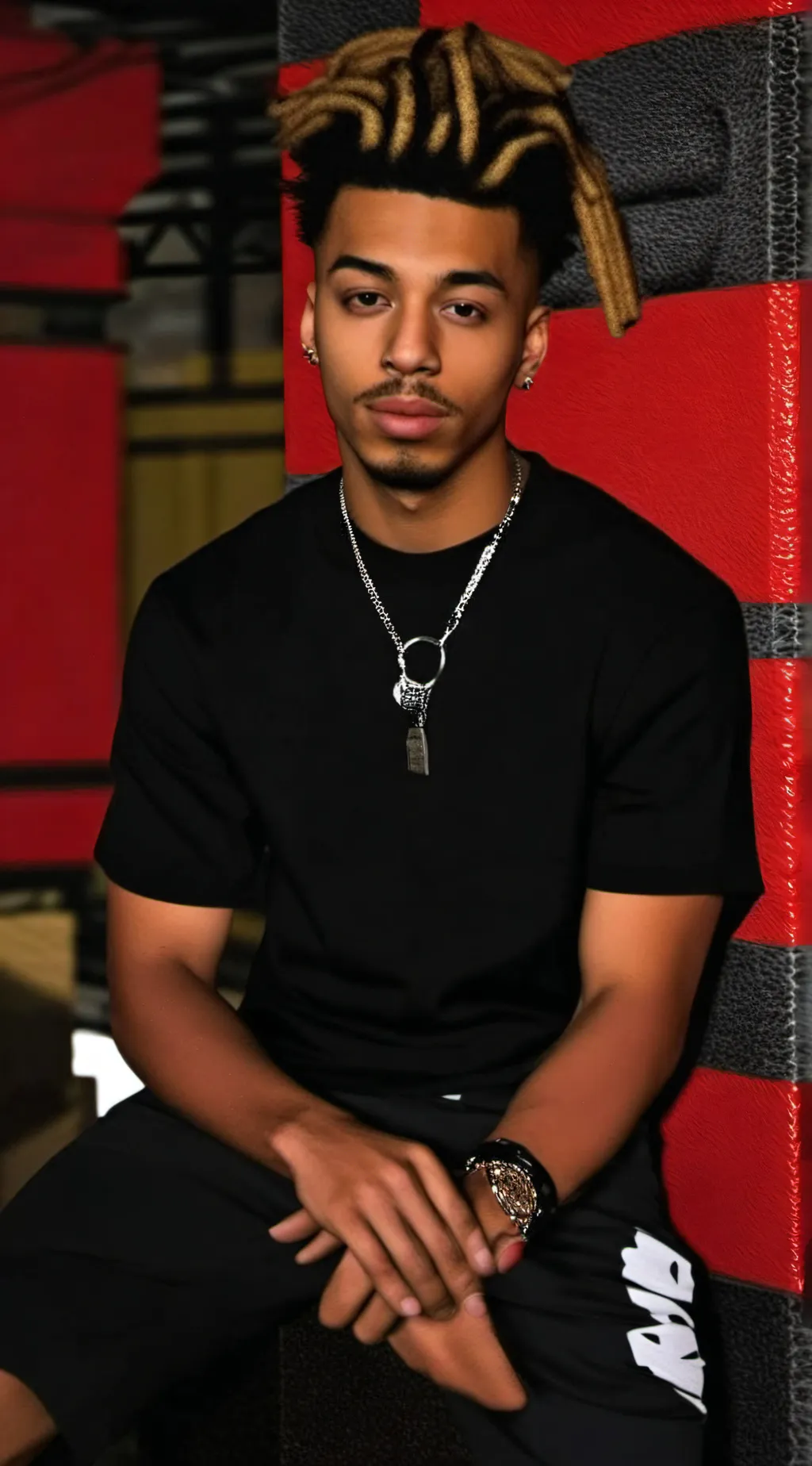 ai character: Damien  background