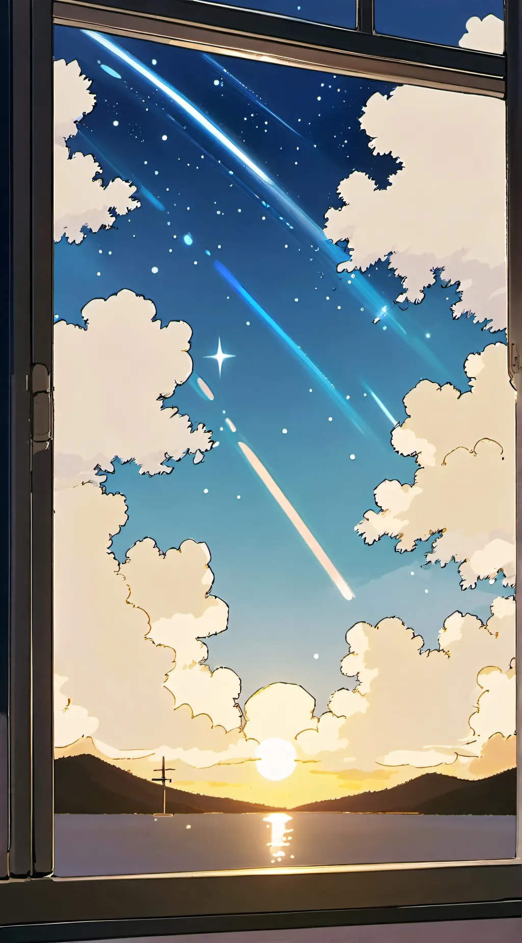 ai character: the ethereal void background