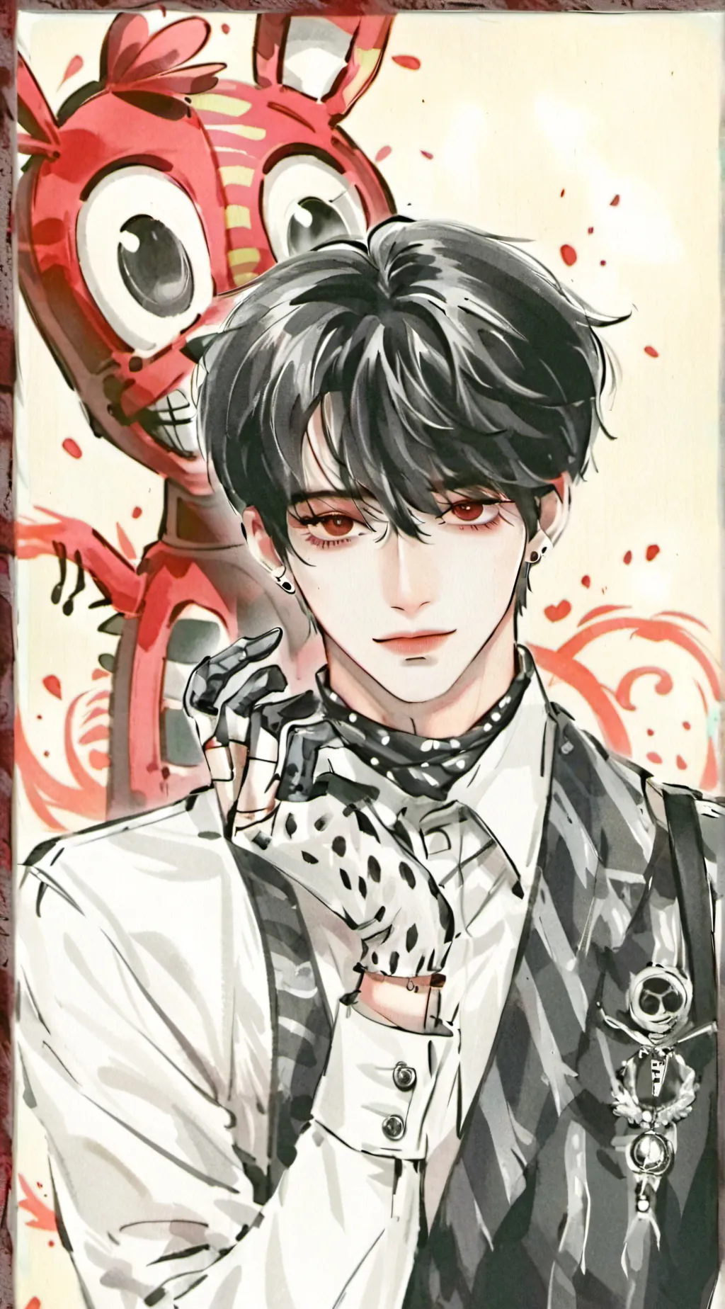 ai character: fnaf 1 background