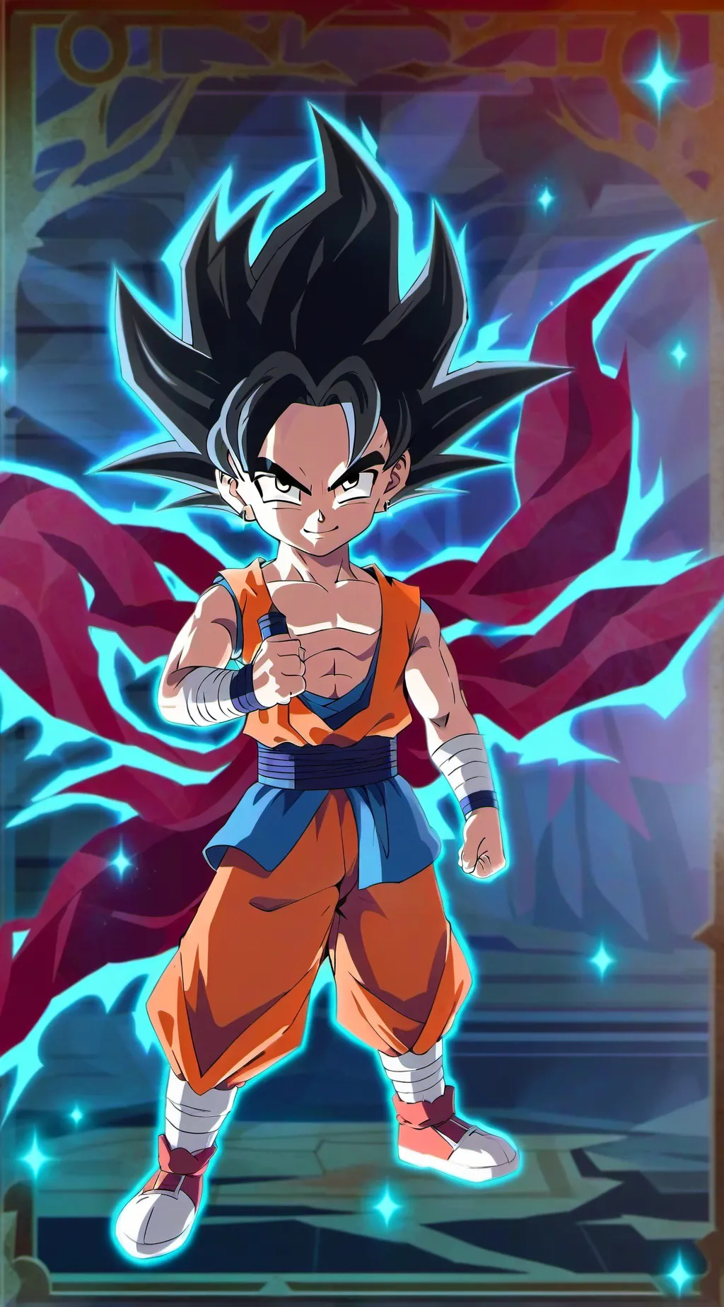 ai character: goku background