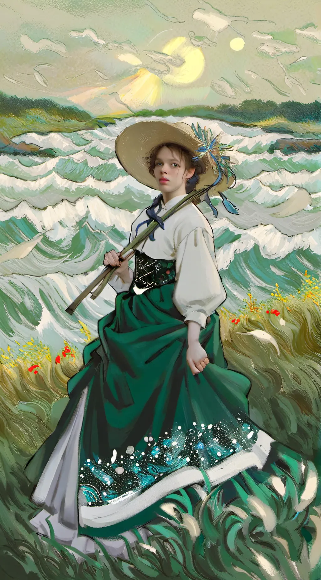 ai character: OrGuSSy background