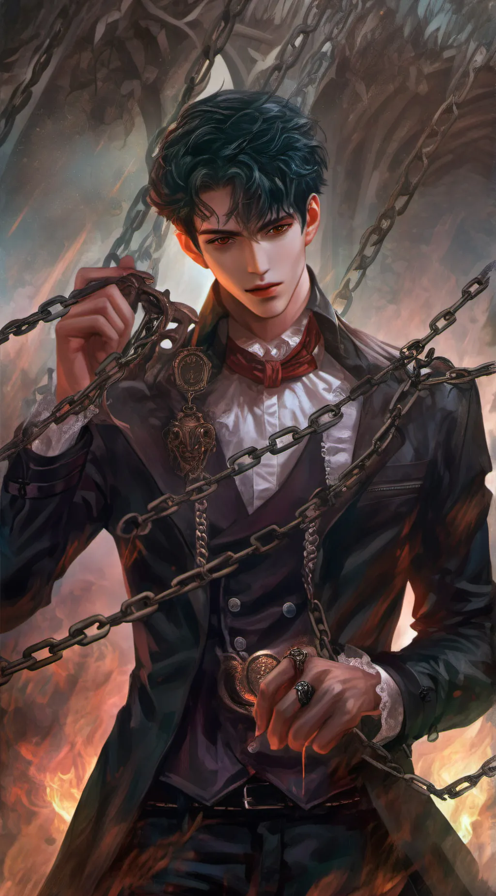 ai character: Leo background