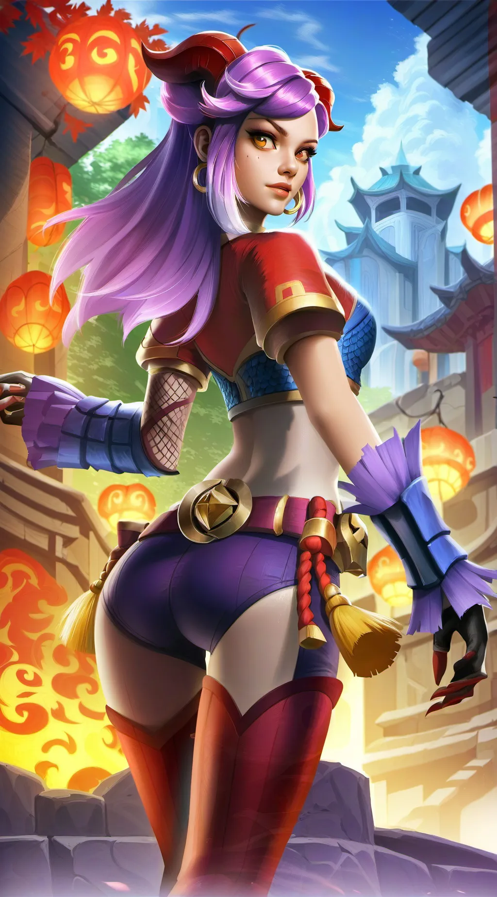 ai character: Farty Girl background