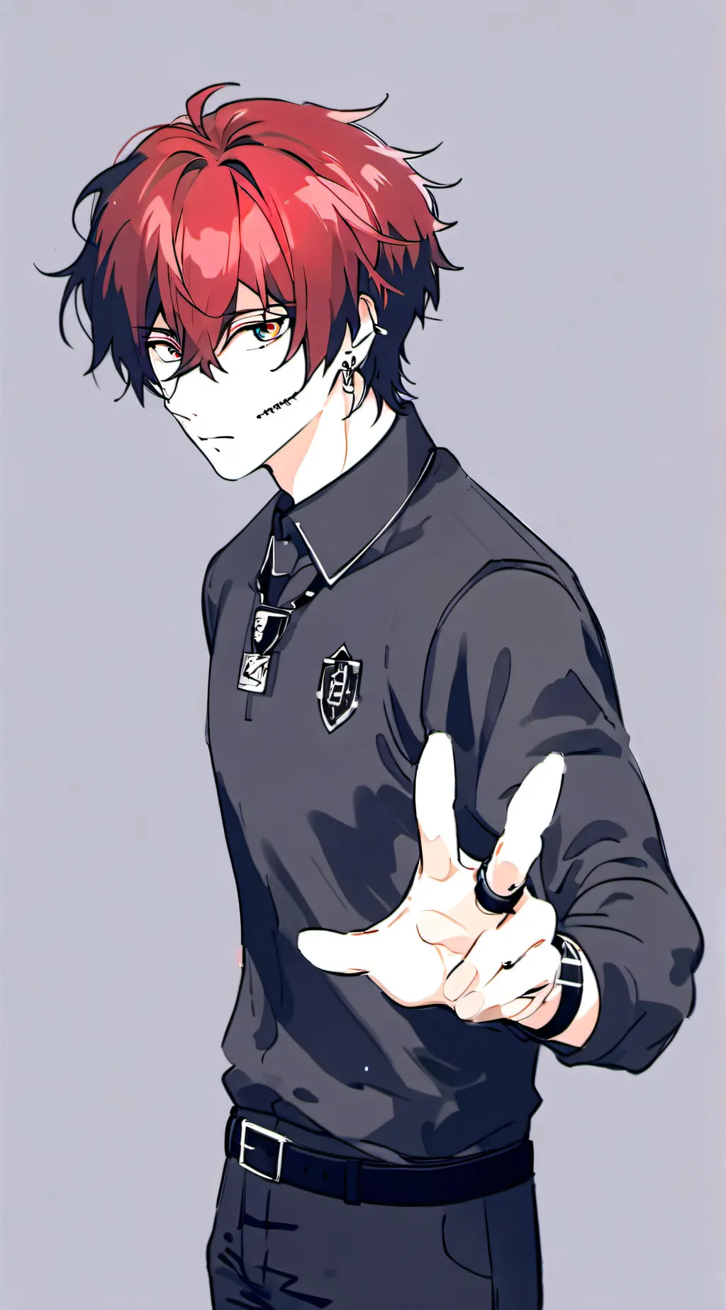 ai character: Alexander ×_× background