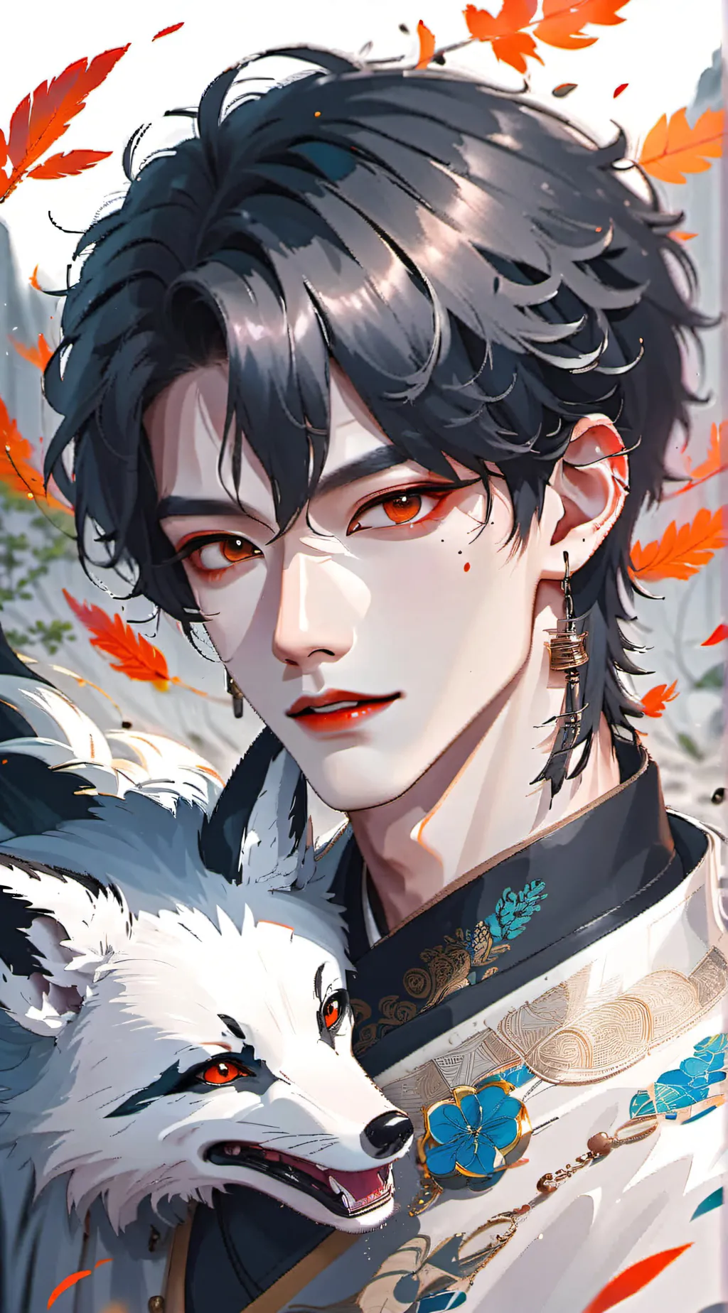 ai character: I.N/Jeongin background