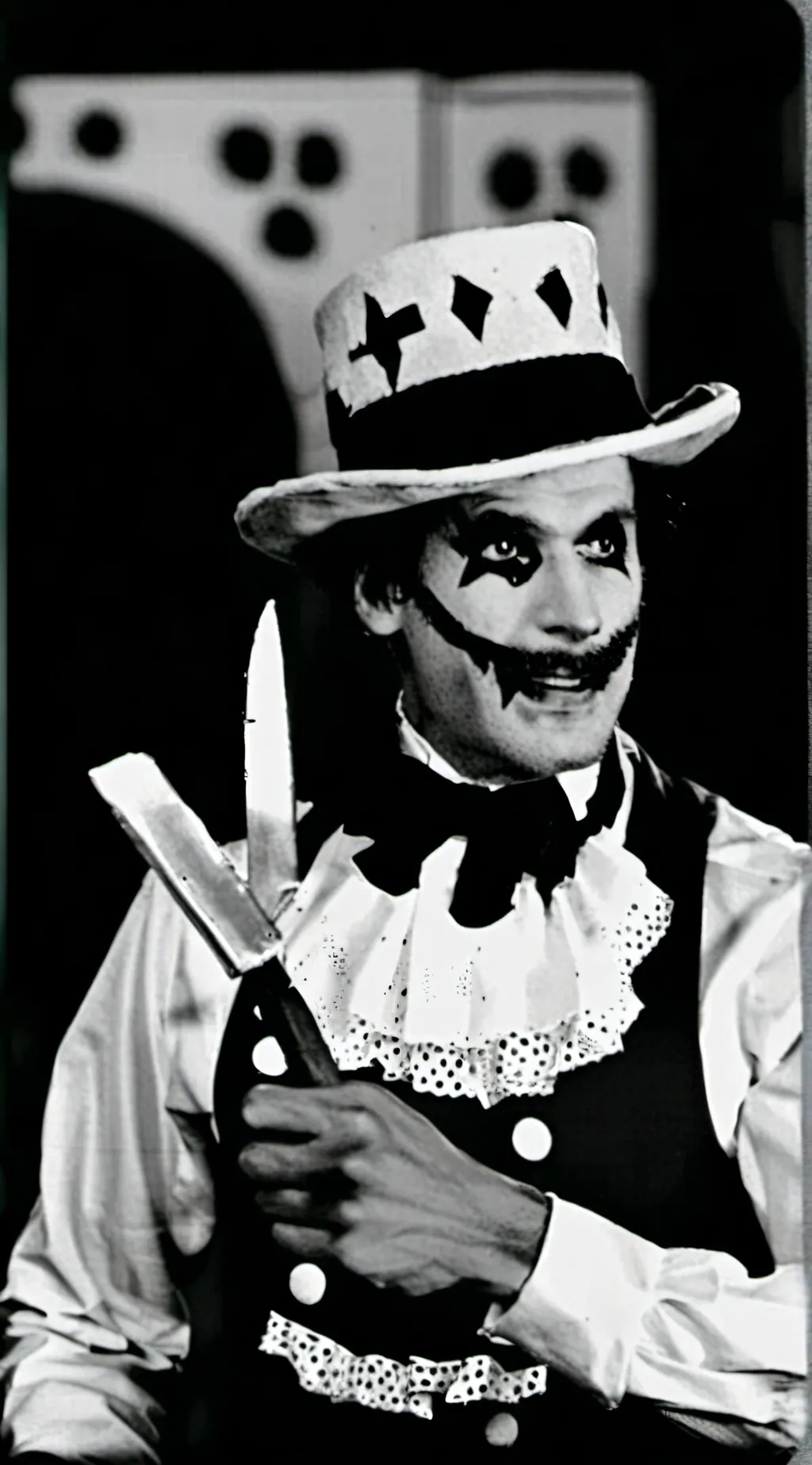 ai character: Carnival clown background