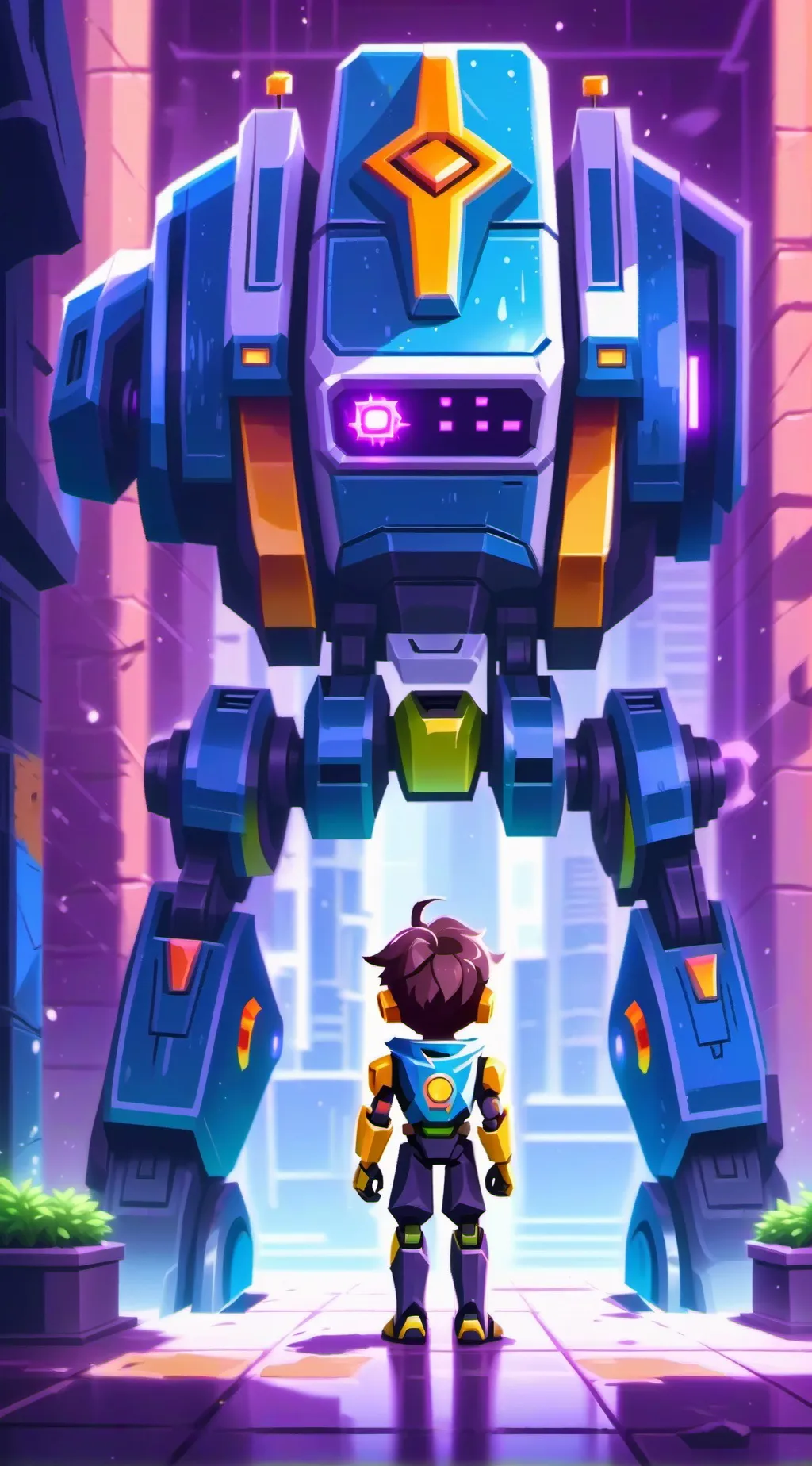 ai character: sundrop background