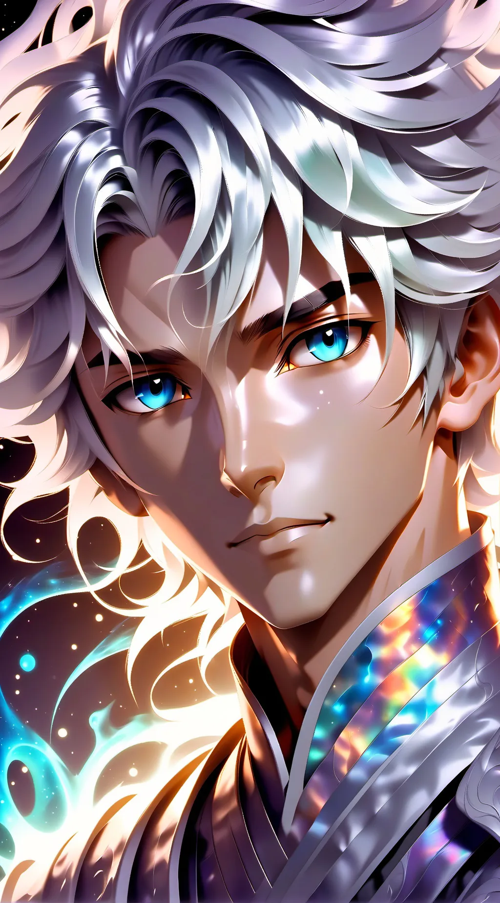 ai character: Vincent꧂↻ background