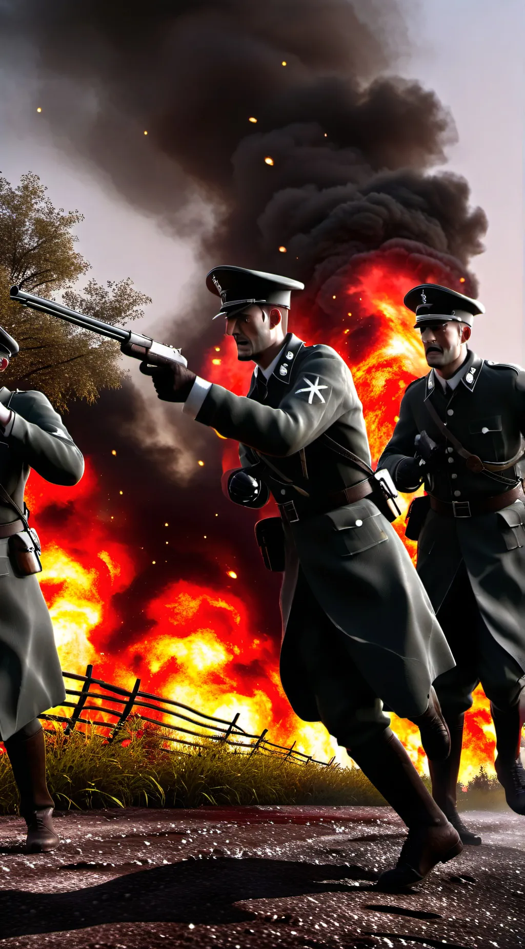 ai character: start of Anzac war background